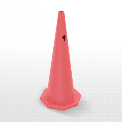 ZT902808 - 90 cm PVC TRAFFIC CONE - WITHOUT REFLECTIVE