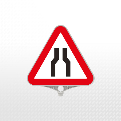 ZT777 - PPC BLANK REFLECTIVE TRIANGULAR TRAFFIC SIGN BOADRD 