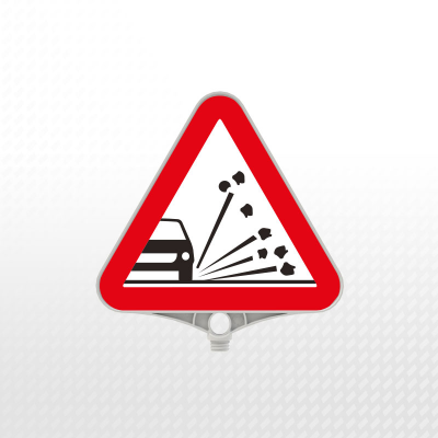ZT780 - PPC BLANK REFLECTIVE TRIANGULAR TRAFFIC SIGN BOADRD 