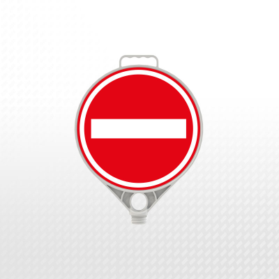 ZT542 - PPC REFLECTIVE CIRCULAR TRAFFIC SIGN BOADRD