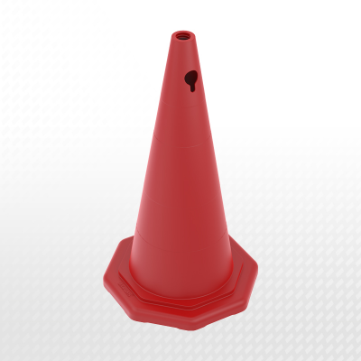 ZT701508 - 70 cm PPC TRAFFIC CONE - (Without reflective)