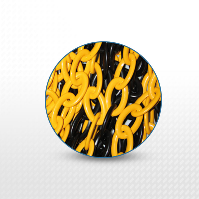 ZT513A - PLASTIC CHAIN (6mmx 25mt. PACK) Yellow-Black
